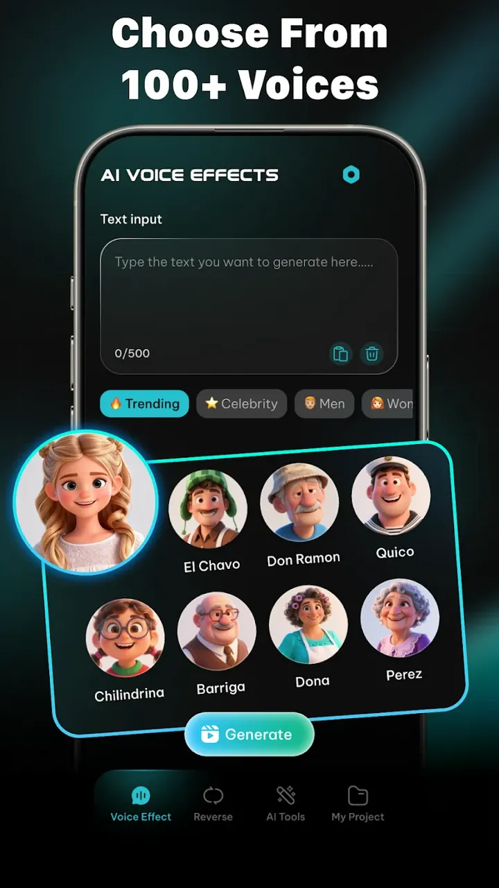 AI Voices - Text to Speech (AI Voice Changer & Generator) screenshot 4