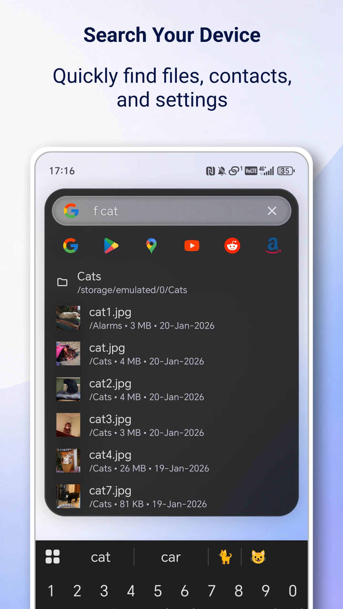 Zerch: Search Widget & App screenshot 2