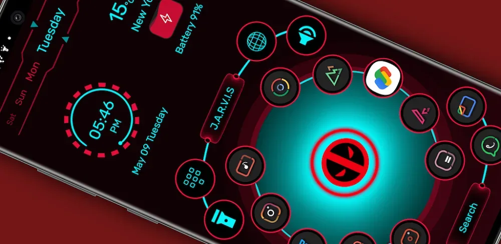 Jarvis Scifi: Epic Launcher screenshot 1