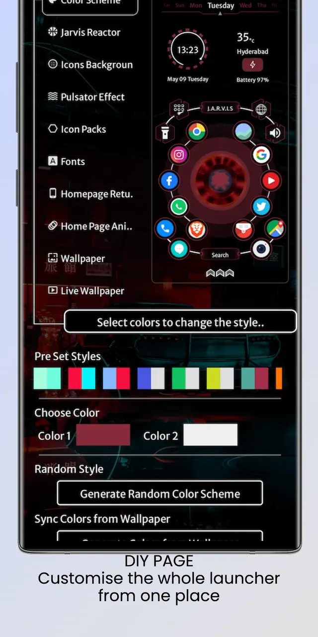 Jarvis Scifi: Epic Launcher screenshot 5