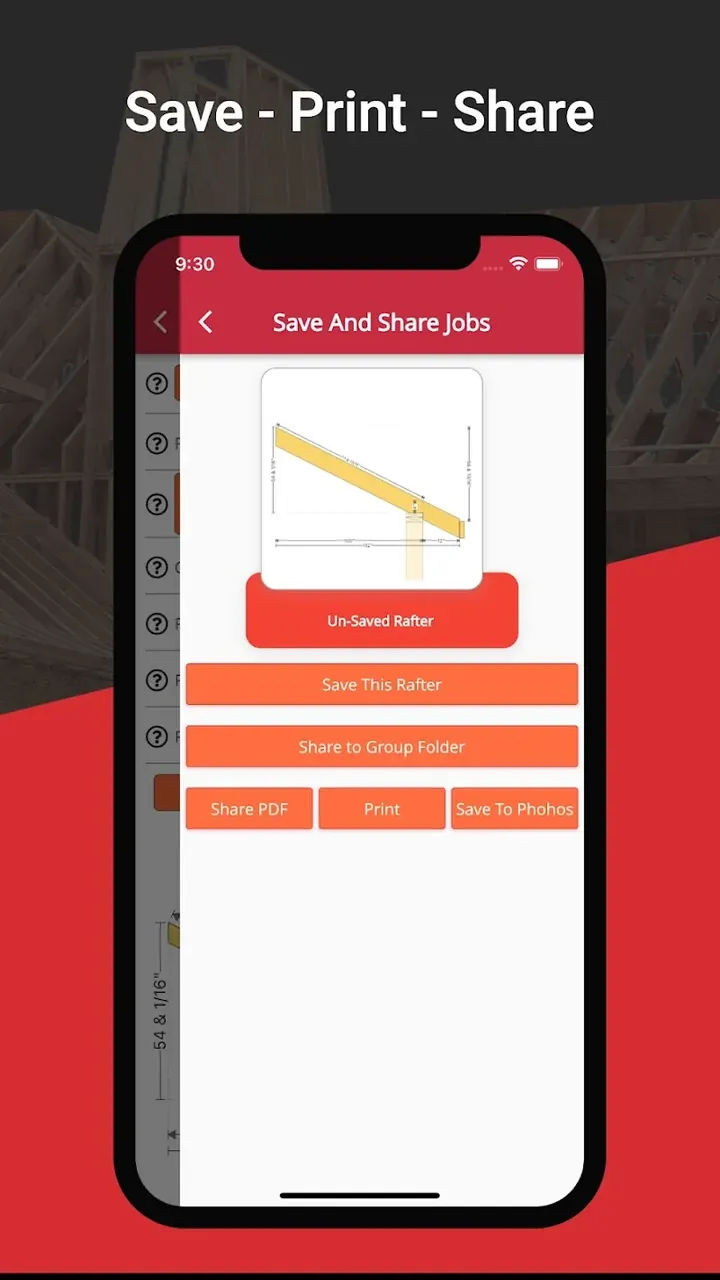 RedX Roof - Rafter Calculator screenshot 6