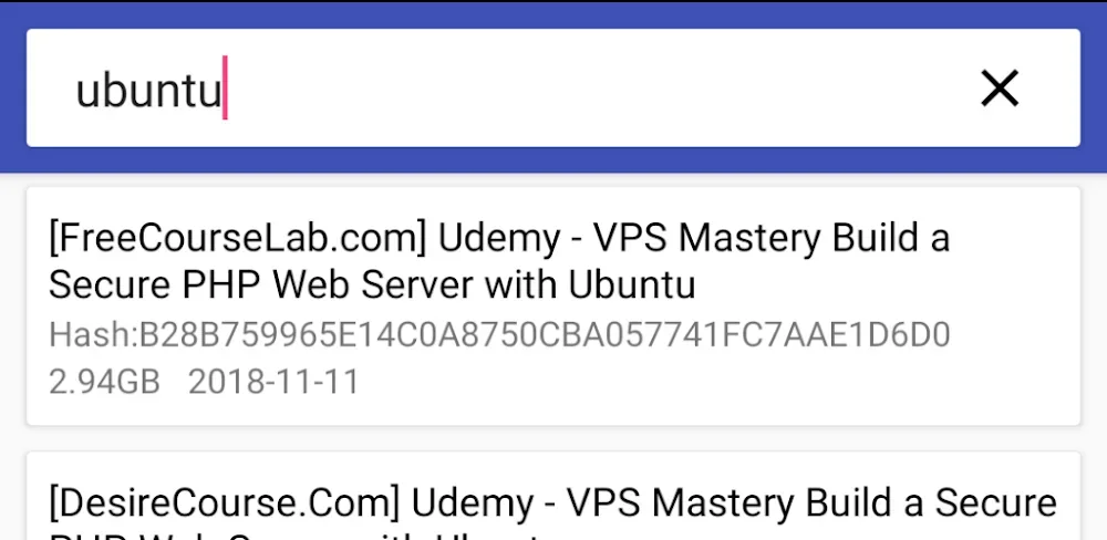 MagnetSearch screenshot 1