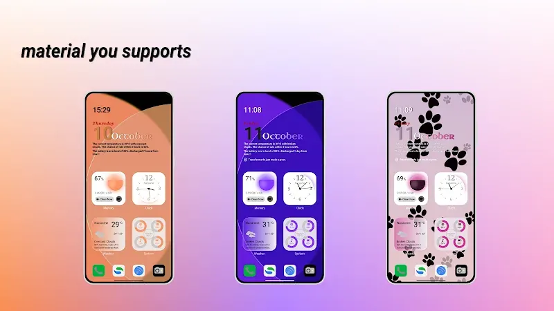 Color Widgets 17 for KWGT screenshot 5