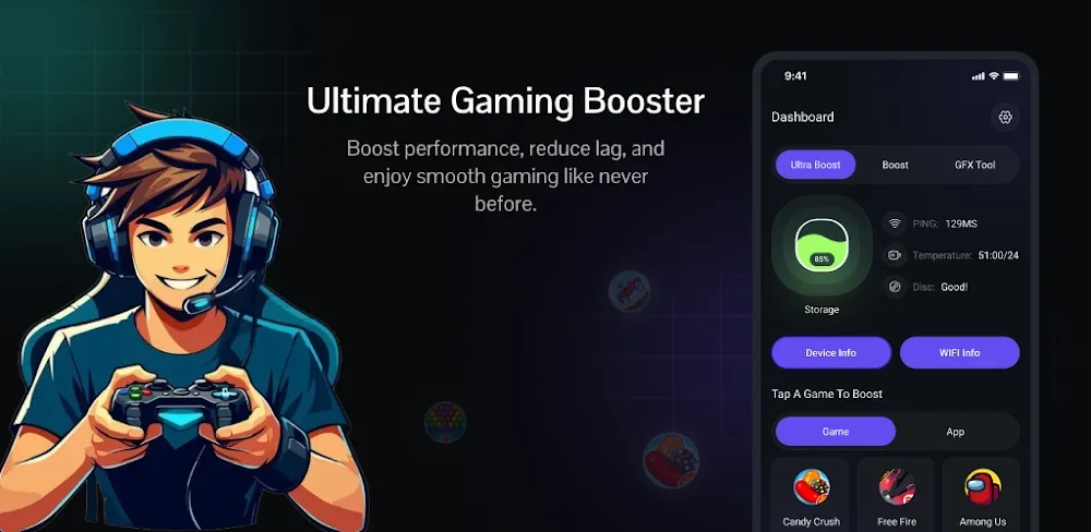 Ultra Game Booster screenshot 1