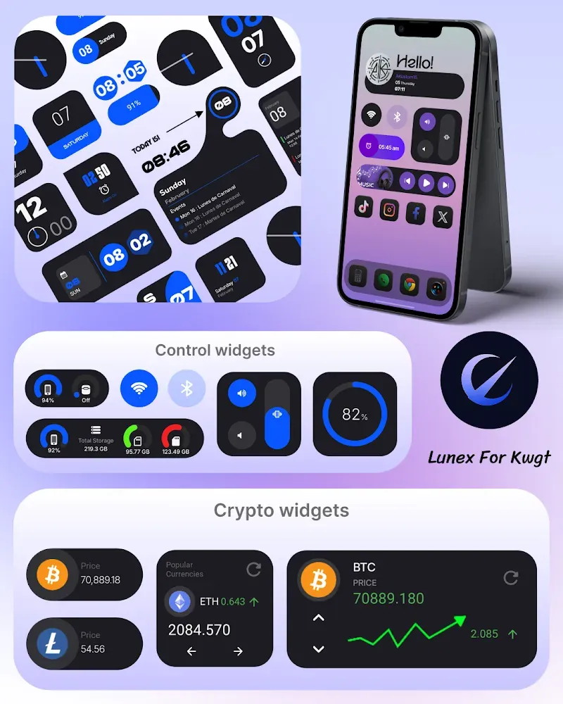 Lunex For Kwgt screenshot 4