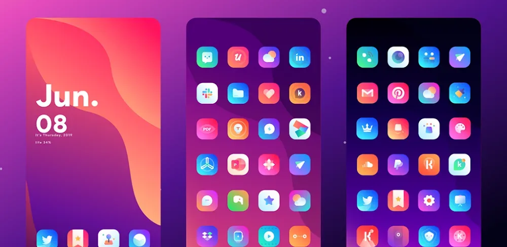 Gladient Icon Pack screenshot 1