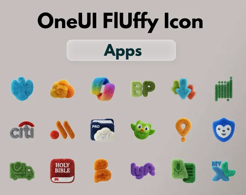 OneUI Fluffy Icons screenshot 6