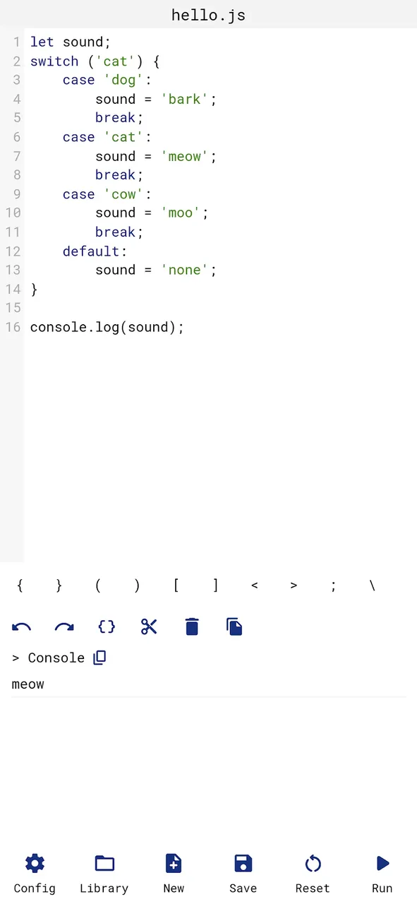 JavaScript Editor screenshot 4