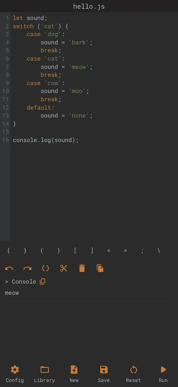 JavaScript Editor screenshot 5
