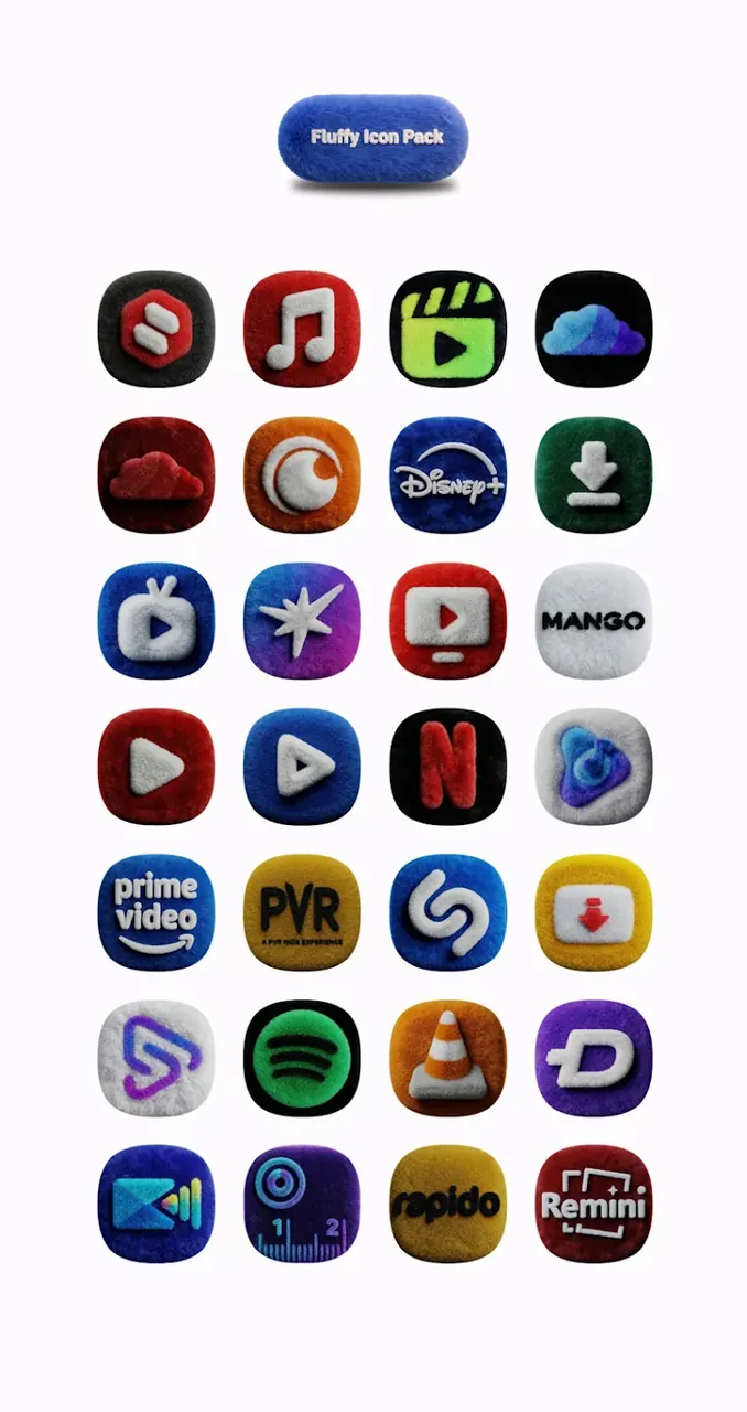 One UI Fluffy Icon Pack screenshot 3