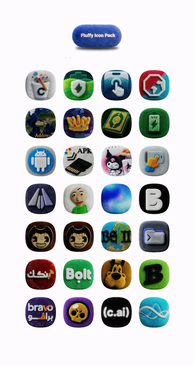 One UI Fluffy Icon Pack screenshot 6