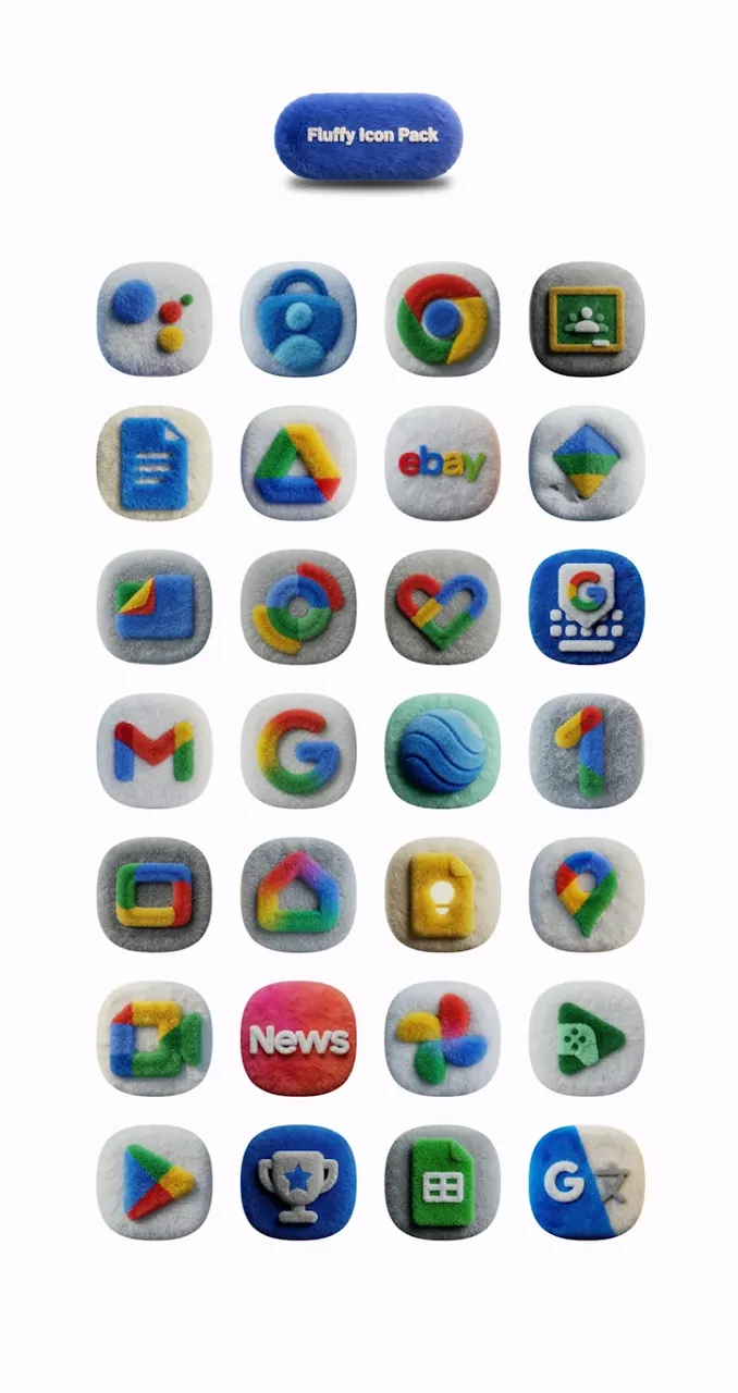 One UI Fluffy Icon Pack screenshot 2