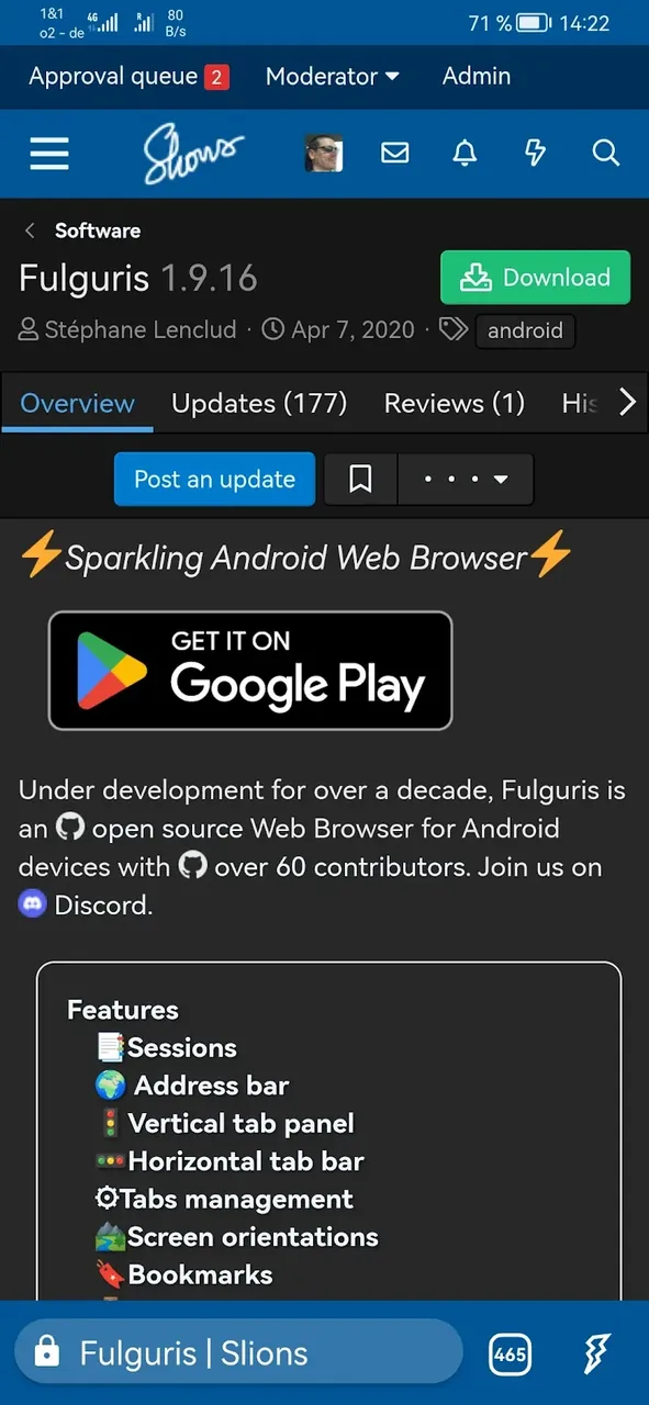 Fulguris screenshot 2