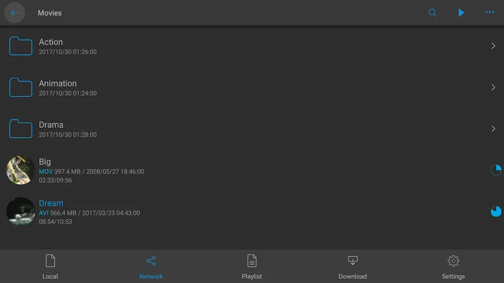 nPlayer screenshot 2