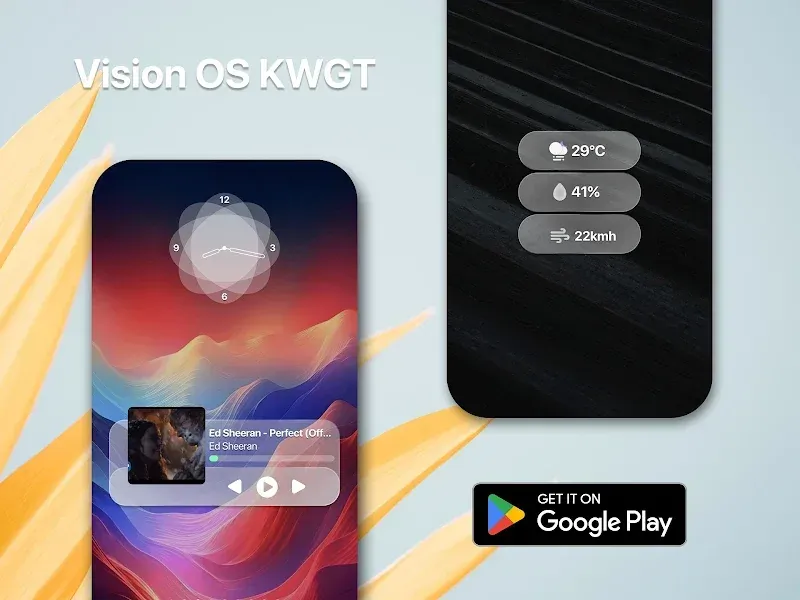 Vision Pro KWGT screenshot 4