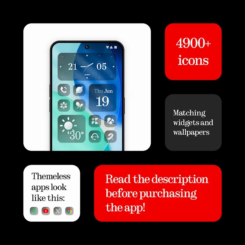 Glass Dark Icon Pack screenshot 6