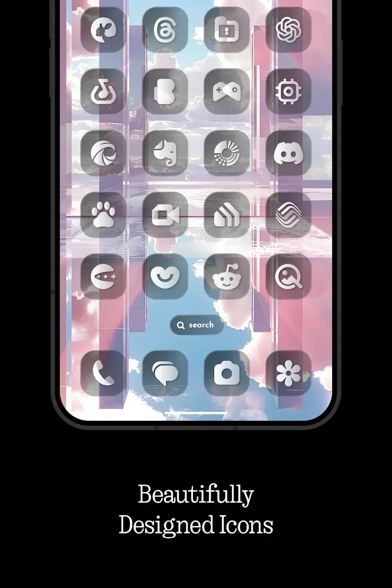 Glass Dark Icon Pack screenshot 3