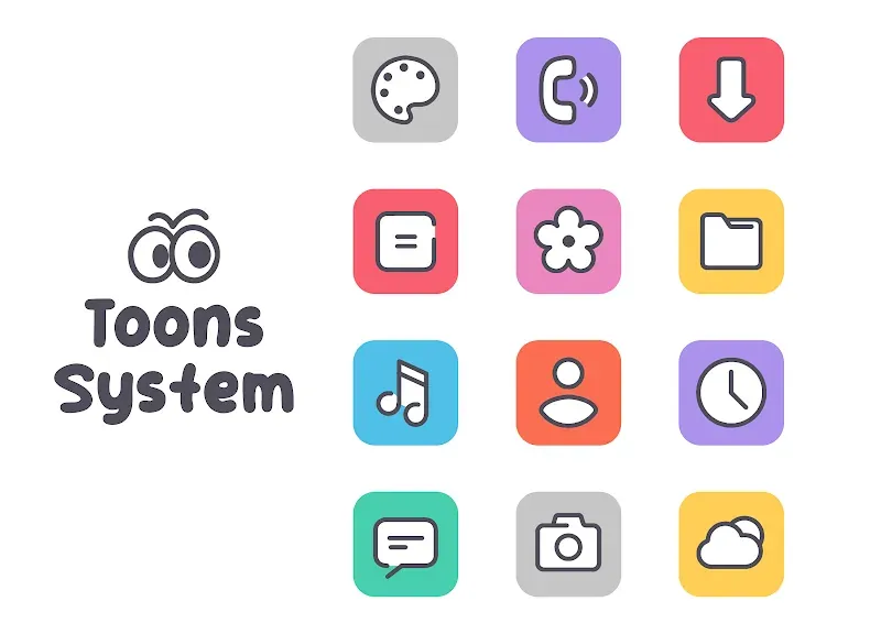 Adaptive Toons Icon Pack screenshot 6