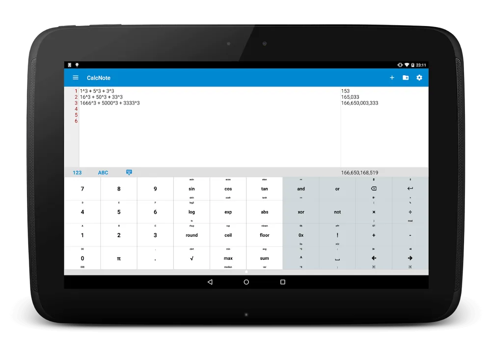 CalcNote Pro screenshot 3