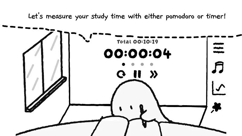 Study Time With Rain: Pomodoro screenshot 4