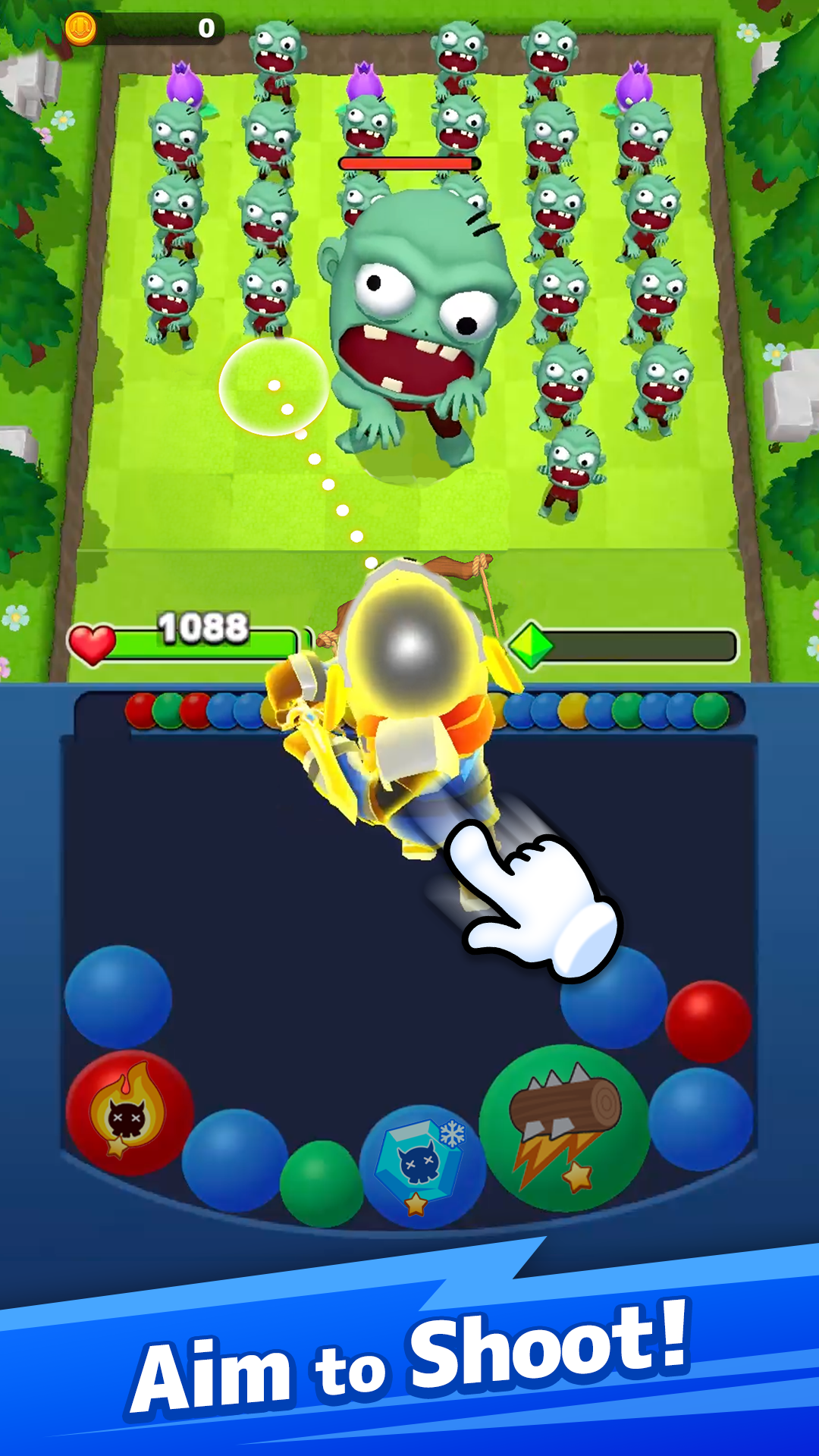 Mega Bounce Hero: Puzzle & Shoot screenshot 2
