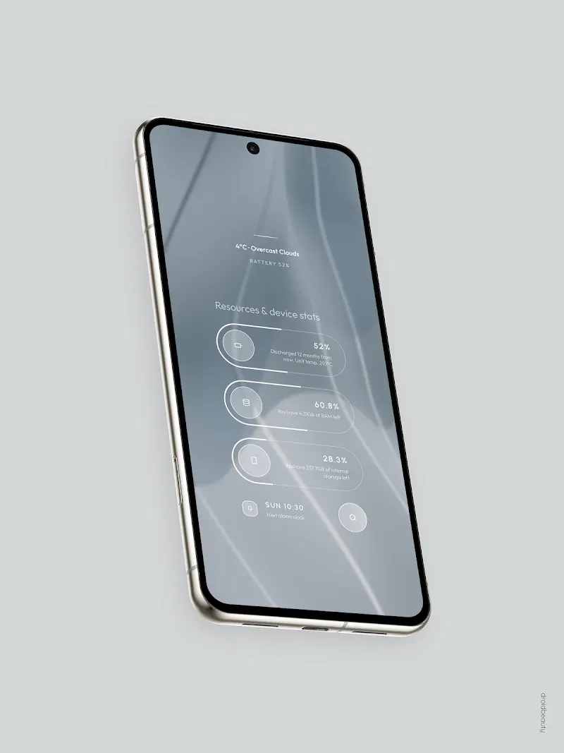 Frost KWGT screenshot 6
