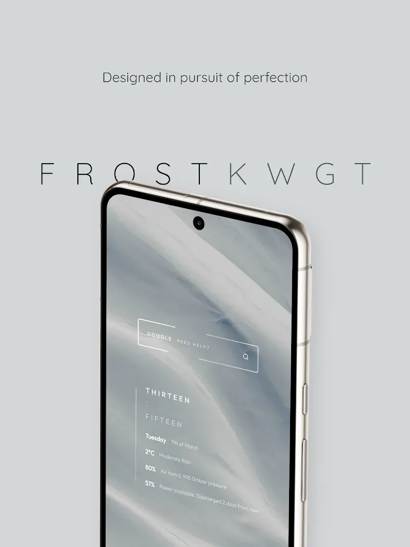 Frost KWGT screenshot 2