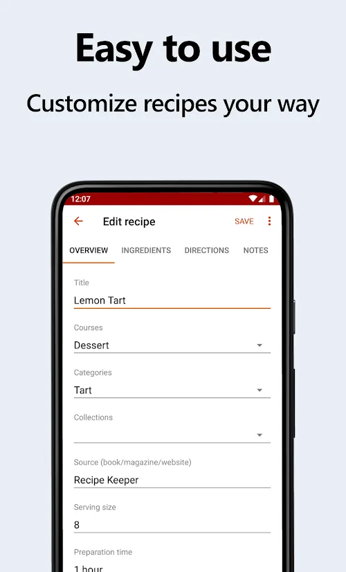 Recipe Keeper screenshot 3