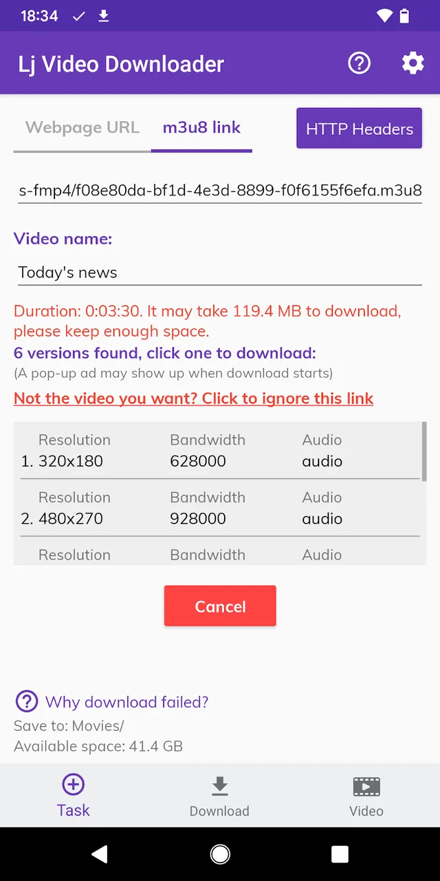 Lj Video Downloader screenshot 5