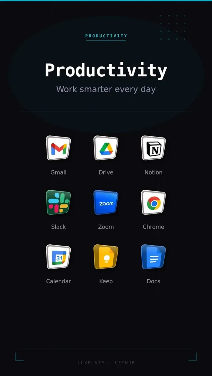 Luxplate Icon Pack screenshot 4