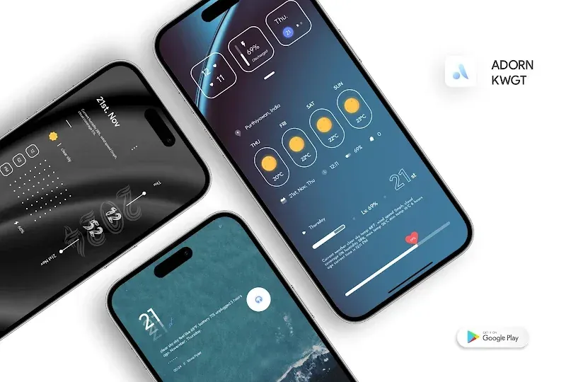 Adorn Kwgt screenshot 3