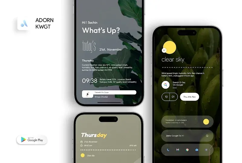 Adorn Kwgt screenshot 5