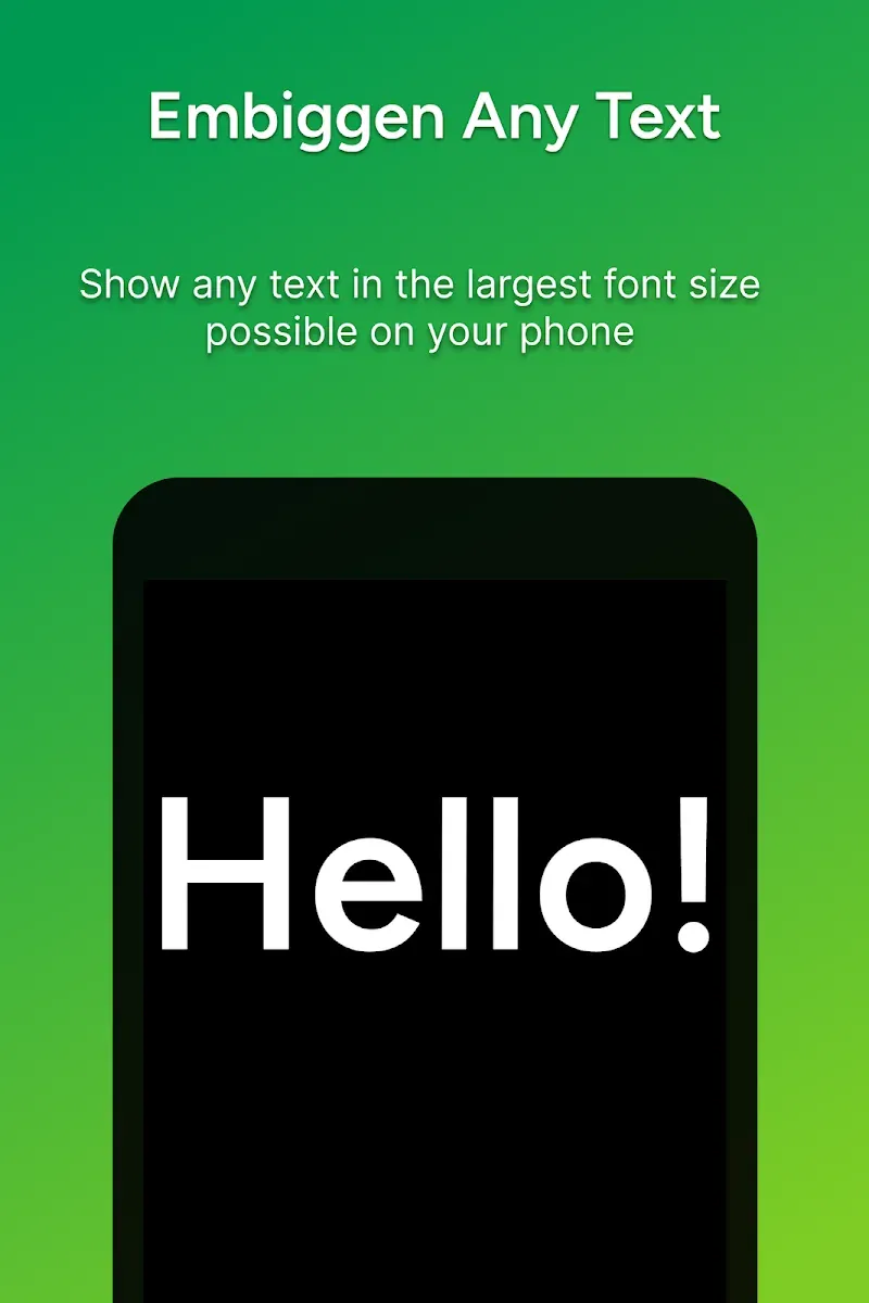 Giga Text screenshot 2