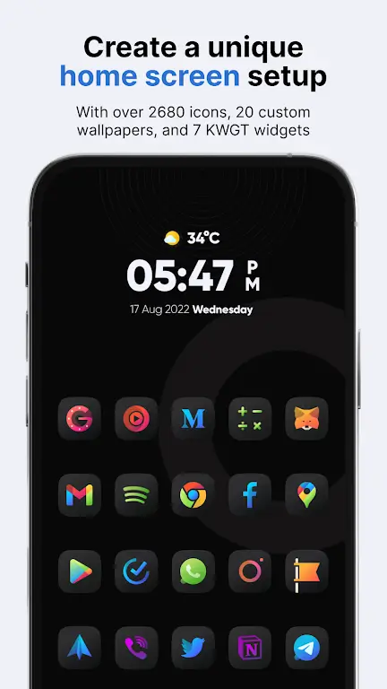 Athena Dark Icon Pack screenshot 5