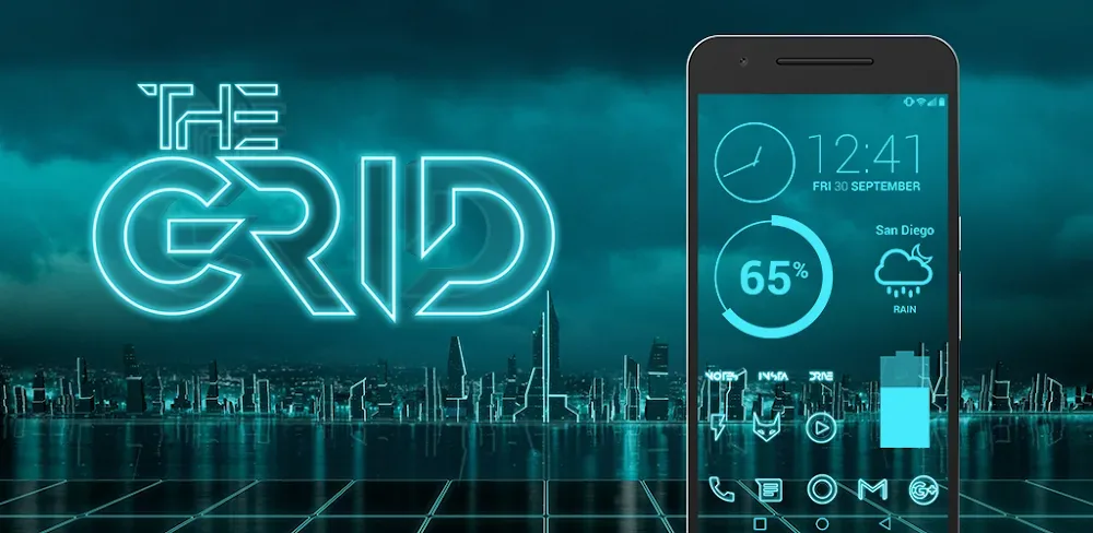 The Grid Pro - Icon Pack screenshot 1