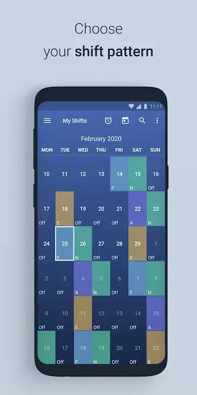 Shift Work Schedule Calendar screenshot 2
