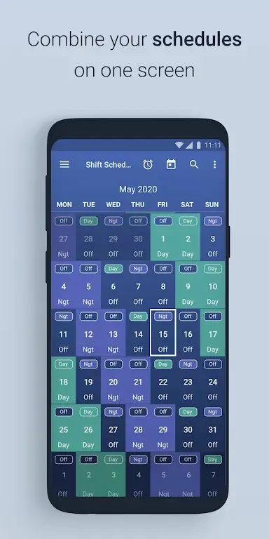 Shift Work Schedule Calendar screenshot 3