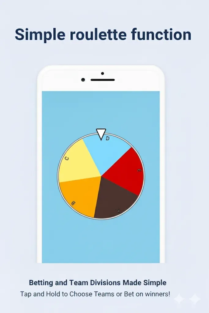 Gotcha, finger chooser, roulette screenshot 4