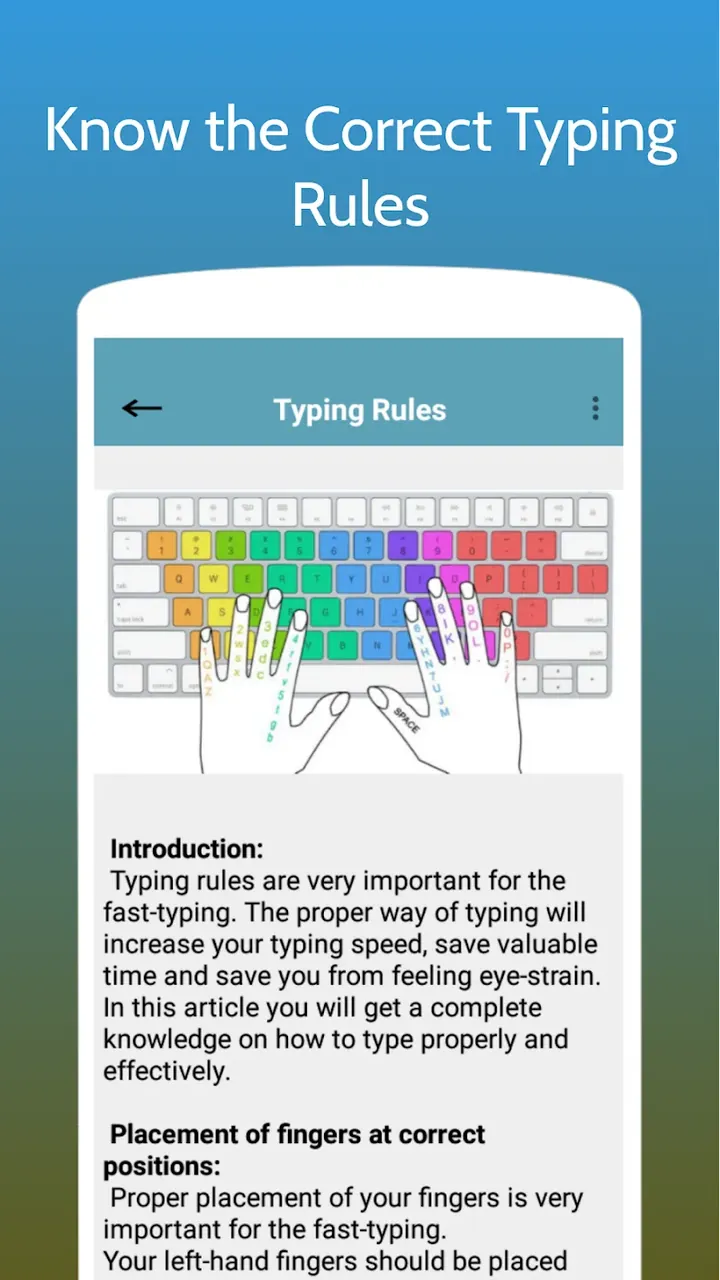 Typing Test App for Exams screenshot 6