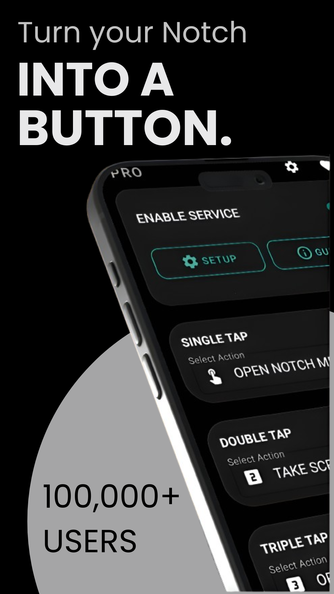 Notch Touch: Dynamic Button screenshot 3
