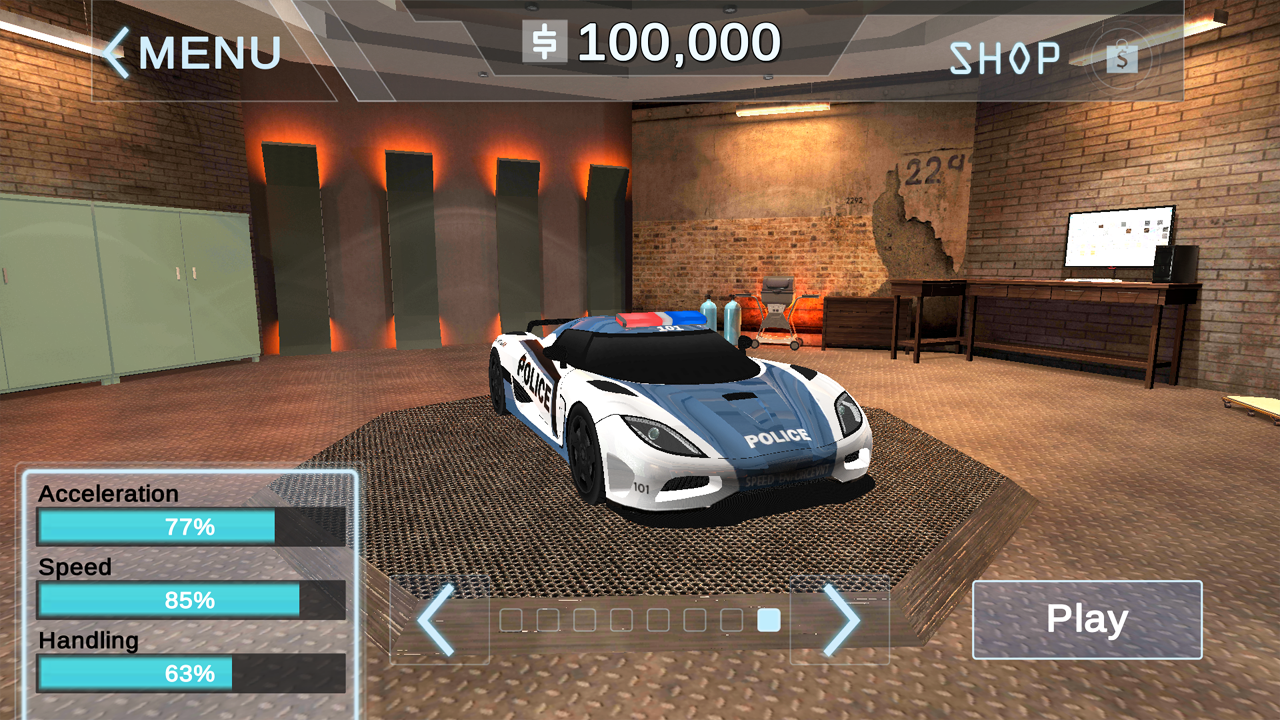 Police Car Simulator Cop Chase screenshot 2