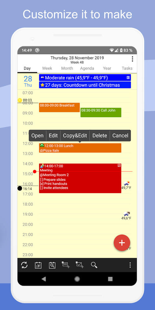 CalenGoo screenshot 4
