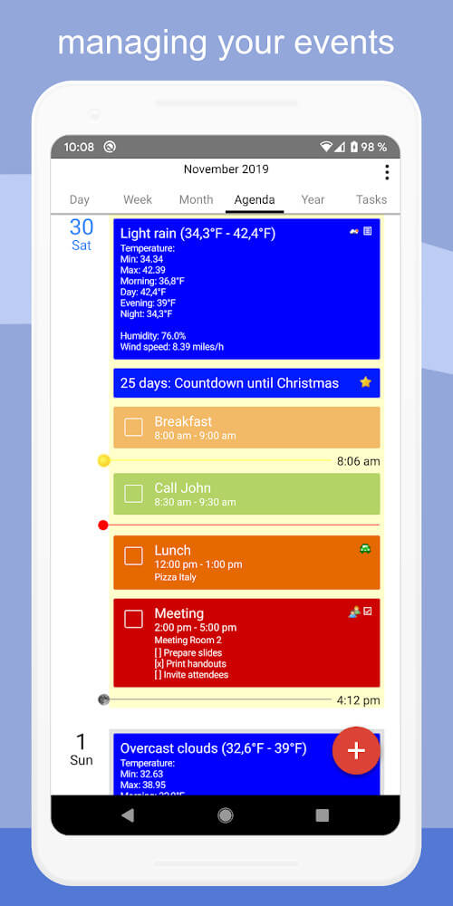 CalenGoo screenshot 5