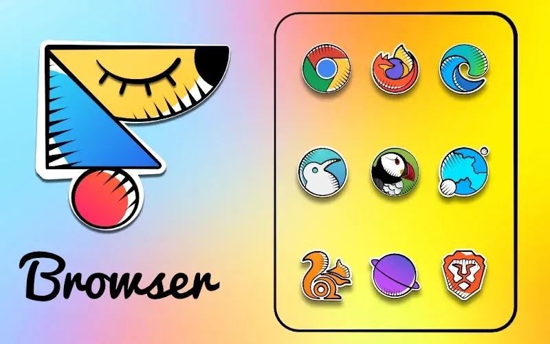 Flatine icon pack screenshot 3