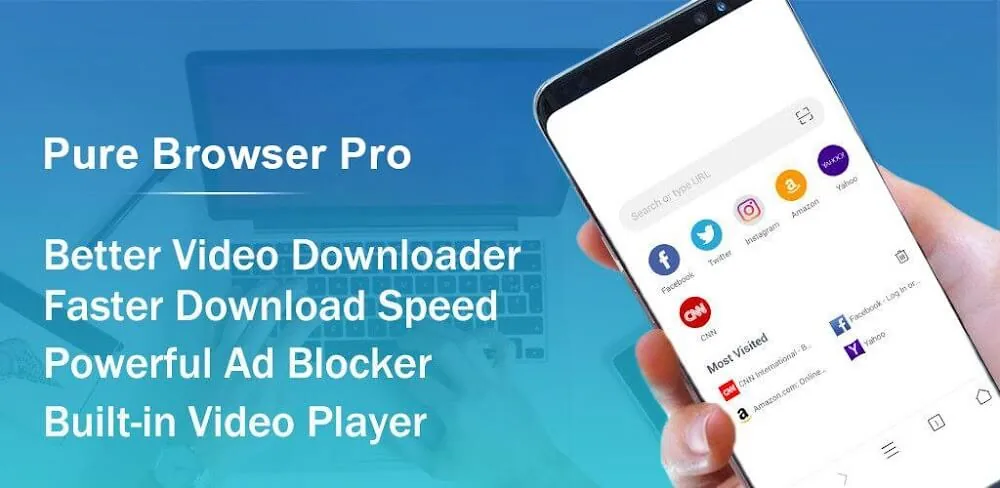 Pure Browser Pro screenshot 1