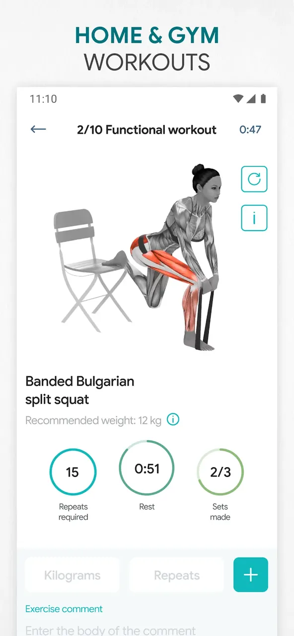 Fitness App: Gym Workout Plan screenshot 3