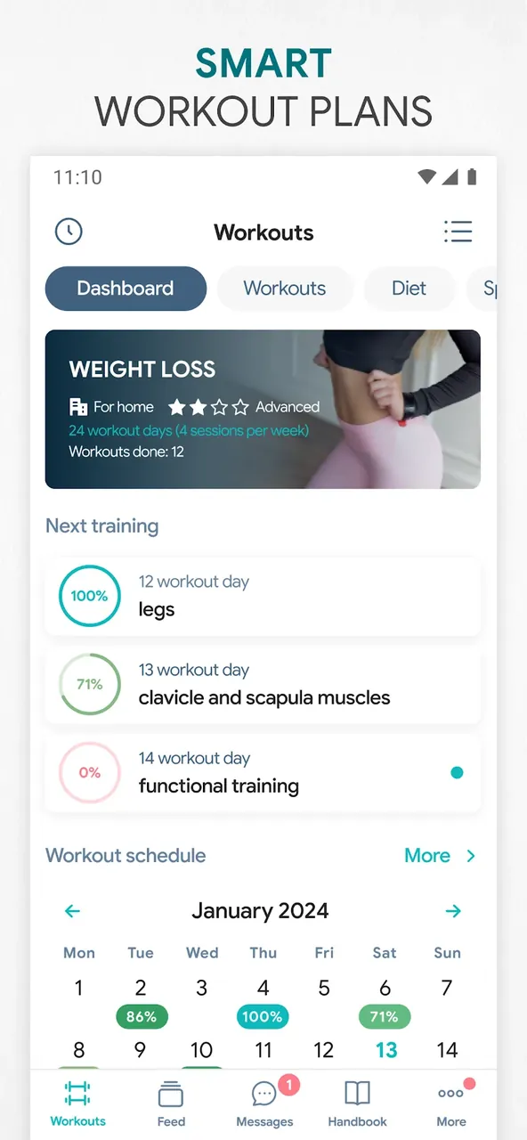 Fitness App: Gym Workout Plan screenshot 2