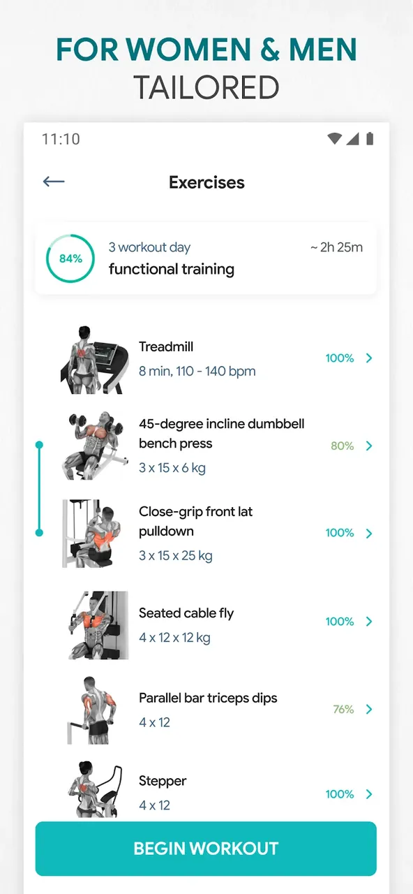 Fitness App: Gym Workout Plan screenshot 4