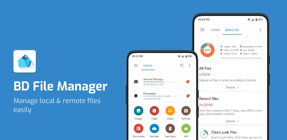 BD File Manager File Explorer screenshot 1