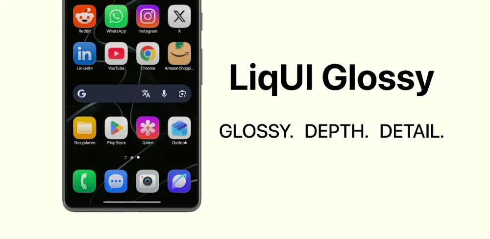 LiqUI Glossy screenshot 1